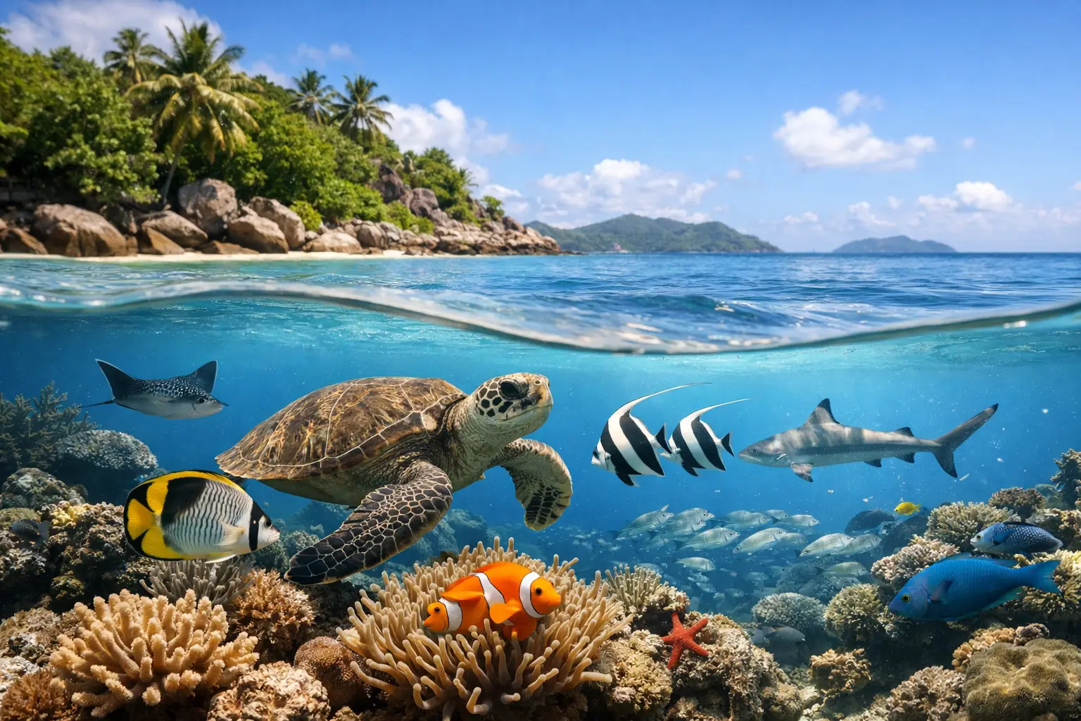 What Marine Life Can You See in Mahé?